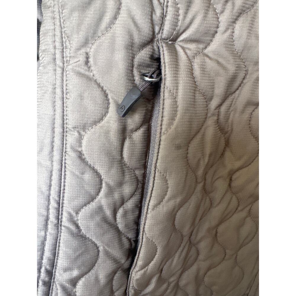Marmot St. Moritz Quilted Jacket Faux Fur Collar Insulated Brown Womens Medium - Picture 5 of 9